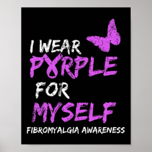 Poster Consciência Eu Visto Roxo Para Mim Mesmo 1
