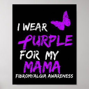 Poster Consciência Eu Visto Roxo Para Minha Mãe 5