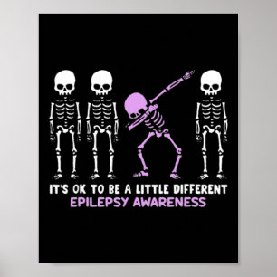 Poster Consciência sobre Epilepsia Está Tudo Bem Ser Um P