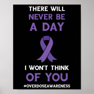 Poster Consciência sobre Overdose Nunca Haverá Um Dia Rox