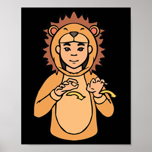 Poster Consciencialização da Perda Auditiva Surdez Sinal  (Frente)