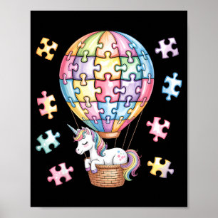 Poster Consciencialização do autismo autista