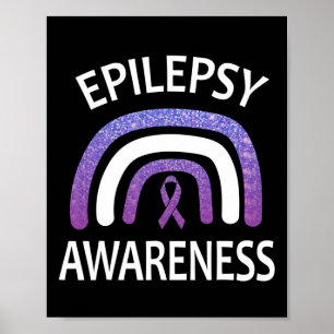 Poster Conscientização da Epilepsia Apoio ao Sobrevivente