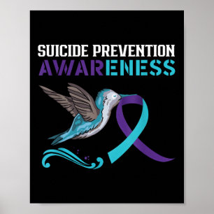 Poster Conscientização da Prevenção do Suicídio Saúde Men