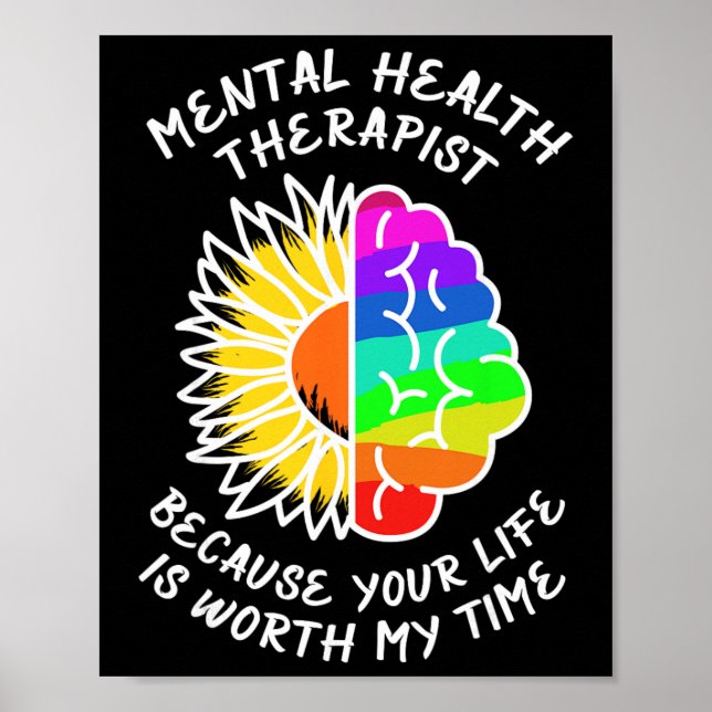 Poster Conscientização da Saúde Mental.  (Frente)