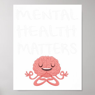 Poster Conscientização da Saúde Mental Bipolar Problemas