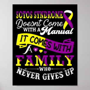 Poster Conscientização da Síndrome de Sotos Apoio Familia