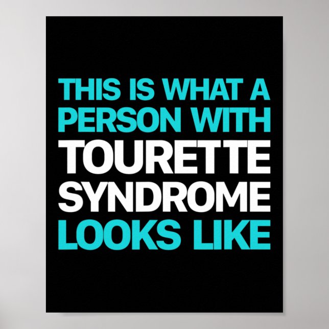 Poster Conscientização da Síndrome de Tourette Conscienti (Frente)
