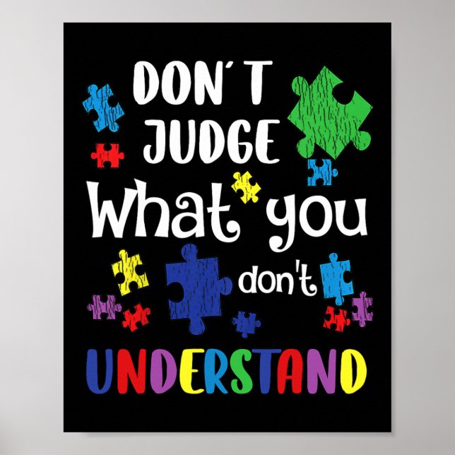 Poster Conscientização do Autismo  (Frente)
