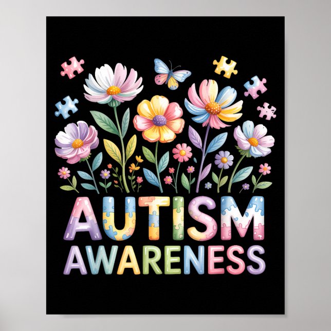 Poster Conscientização do autismo  (Frente)