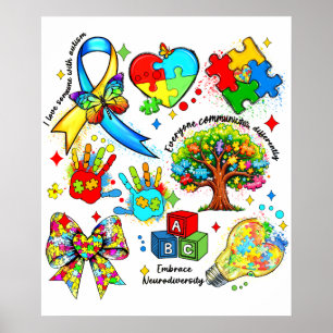 Poster conscientização do autismo 11-0