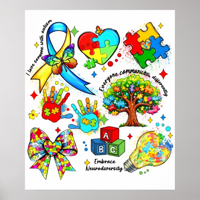 Poster conscientização do autismo 11-0 (Frente)