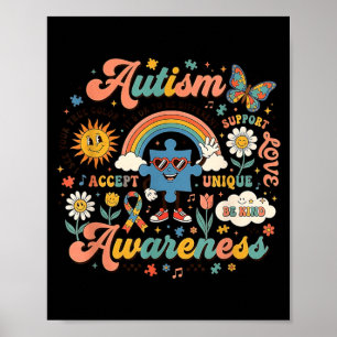 Poster Conscientização do Autismo É Ok Ser Diferente Apoi