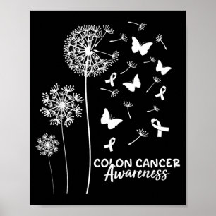 Poster Conscientização do Câncer de Cólon Colorretal Colo