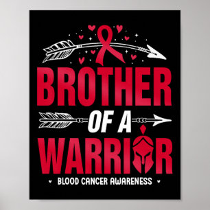 Poster Conscientização do Câncer de Sangue Irmão de um Gu