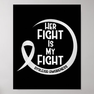 Poster Conscientização Fita Prata A Luta Dela É Minha Lut