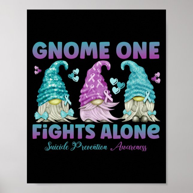 Poster Conscientização sobre a Prevenção do Gnome One Lut (Frente)