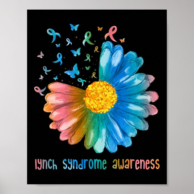 Poster Conscientização sobre a Síndrome de Lynch da Borbo (Frente)