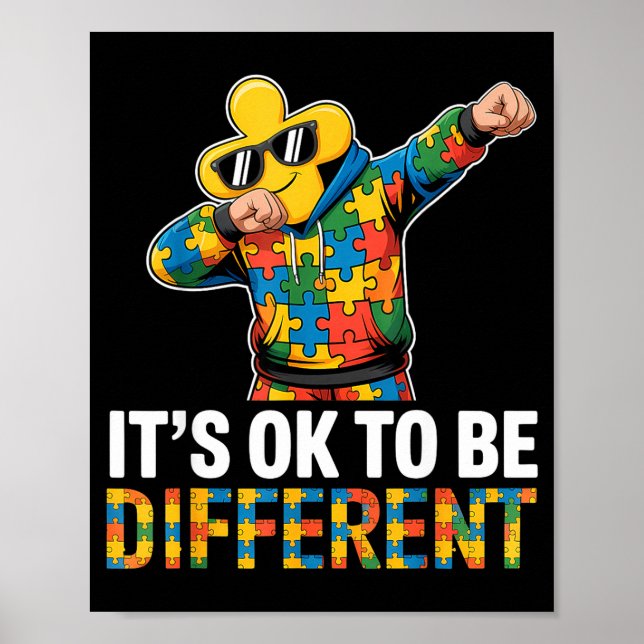 Poster Conscientização sobre autismo (Frente)