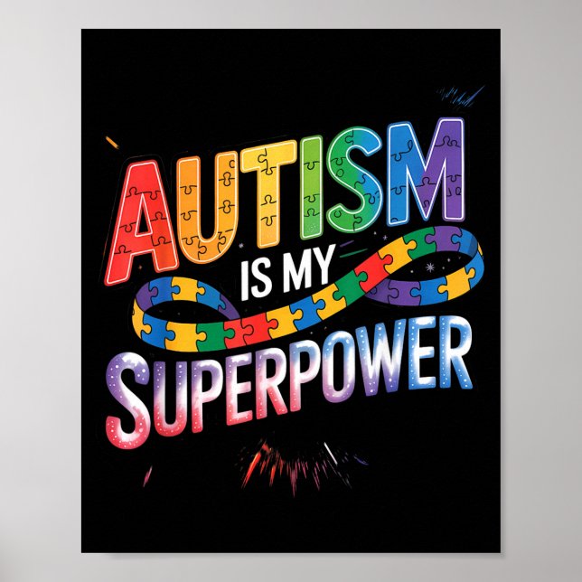 Poster Conscientização sobre autismo (Frente)