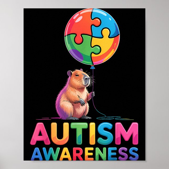 Poster Conscientização sobre autismo (Frente)