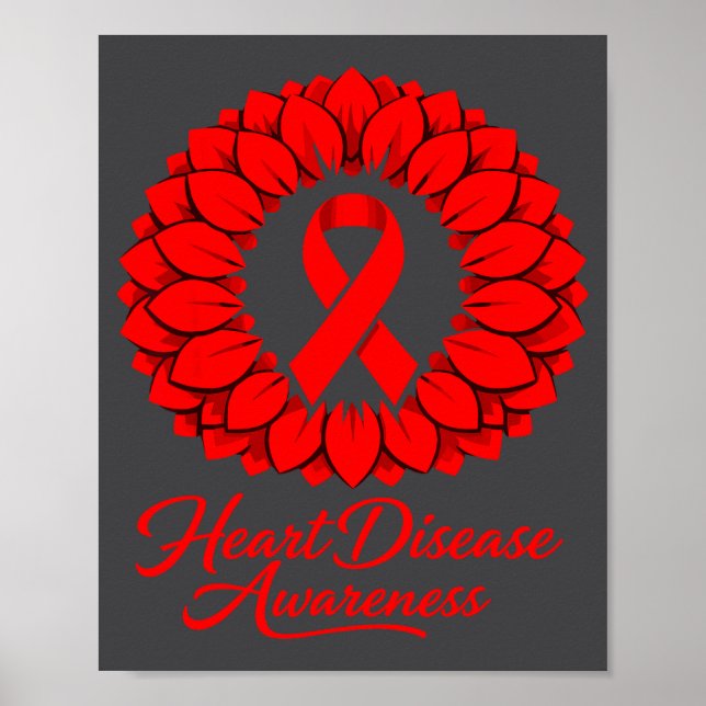 Poster Conscientização sobre Doenças Cardíacas (Frente)