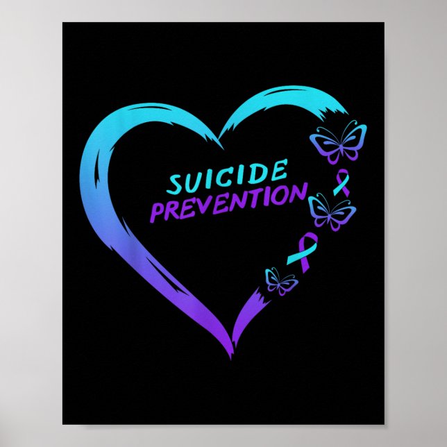 Poster Conscientização sobre Prevenção ao Suicídio da Bor (Frente)