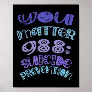 Poster Conscientização sobre Prevenção do Suicídio Você 9