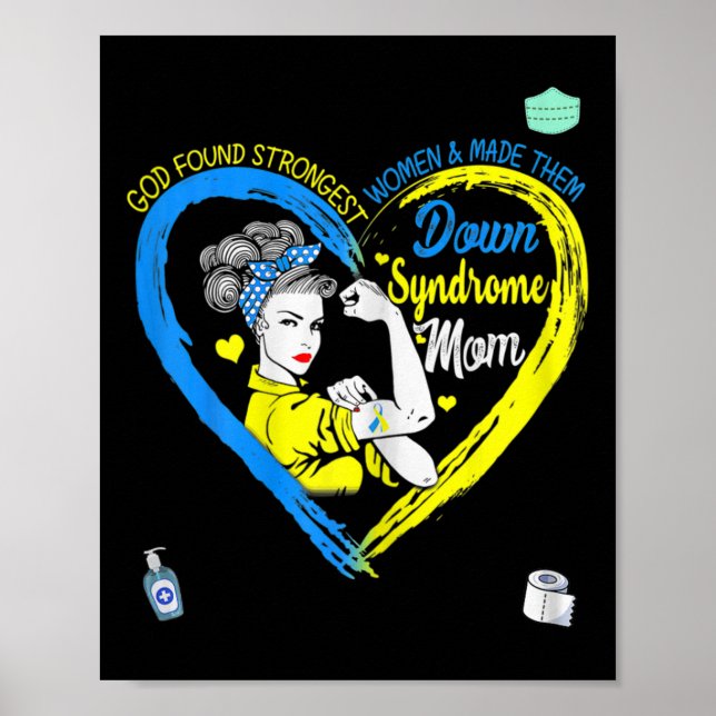 Poster Conscientização sobre Síndrome de Down Para Mãe Av (Frente)