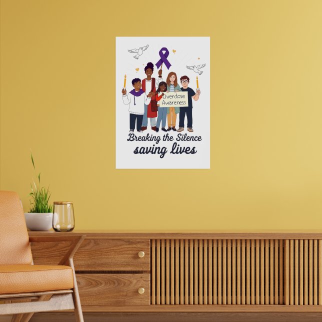 Poster Conscientização sobre Sobredosagem - Rompendo o Si (Sala de Estar 2)