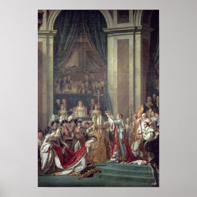 Pôster Consecração de Napoleão e de Josephine (Frente)