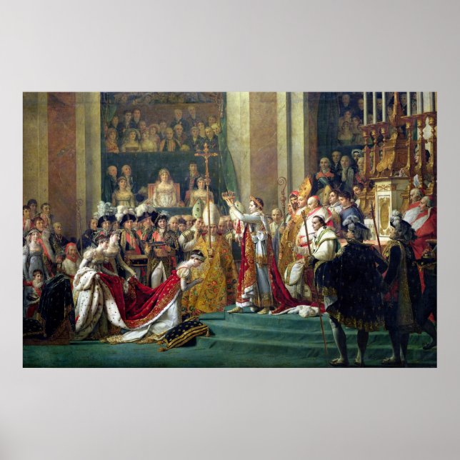Pôster Consecração de Napoleão e de Josephine (Frente)