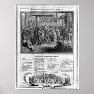 Pôster Consecration and Coronation of Henri IV