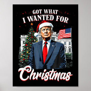 Poster Consegui O Que Eu Queria Para A Trump De Natal 202