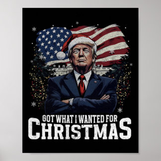 Poster Consegui O Que Queria No Natal Trump Venceu 2024 P