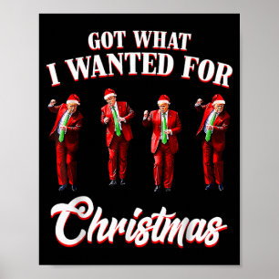 Poster Consegui O Que Queria Para O Natal, Dança Do Papai