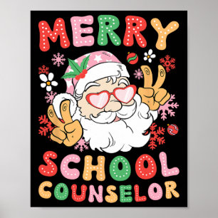 Poster Conselheiro da Escola de felizes de Natal