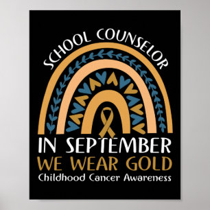 Poster Conselheiro da escola Vestimos Cancer de infância