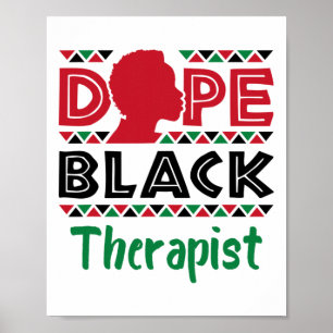 Poster Conselheiro de Psicologia Mental Terapista Preto