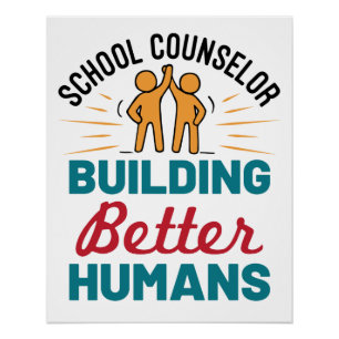 Pôster Conselheiro Escolar Construindo Humanos Melhores
