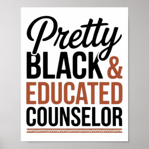 Poster Conselheiro Preto Bonito E Educado História Negra