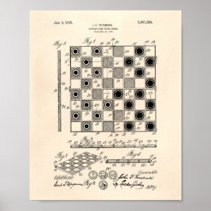 Poster Conselho Chess 1923, Anterior Arte Patente
