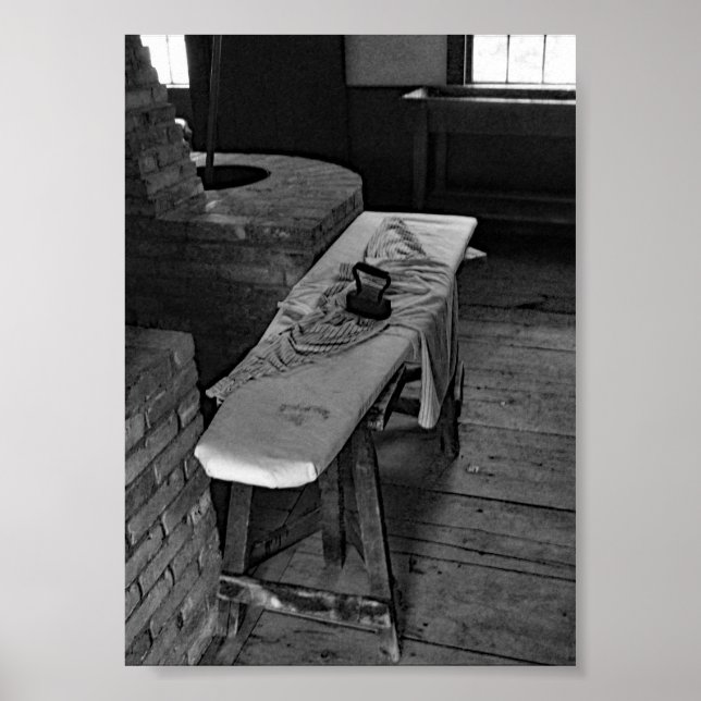 Pôster Conselho De Ferro Antigo, Foto Preta E Branca (Frente)