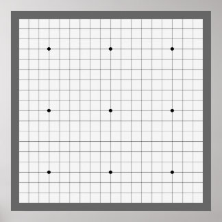 Pôster Conselho de Jogo (19x19) (Vers 1)