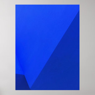 Poster Conselho de madeira azul e negra