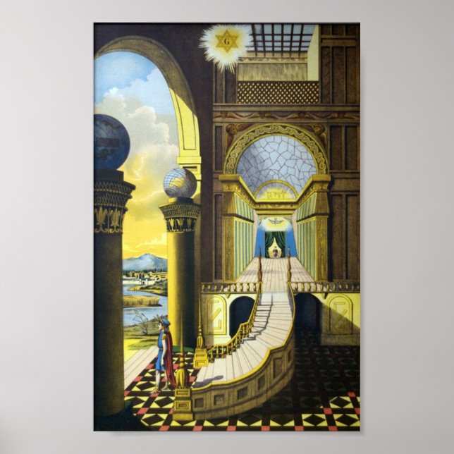 Pôster Conselho de Rastreamento Masônico - Artesanato Fel (Frente)