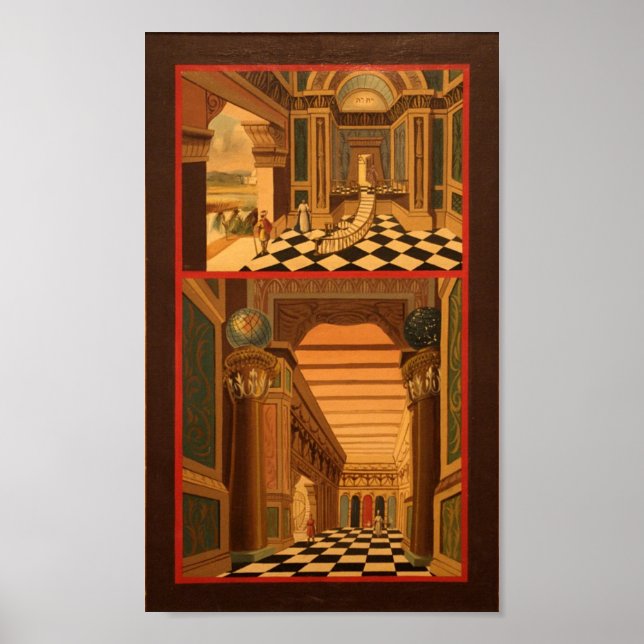 Pôster Conselho de Rastreamento Masônico - Artesanato Fel (Frente)