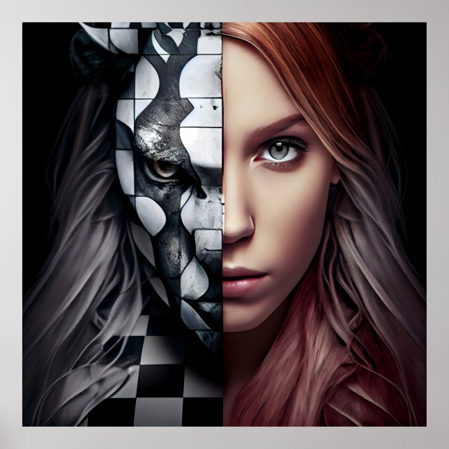 Poster Conselho de xadrez (Frente)