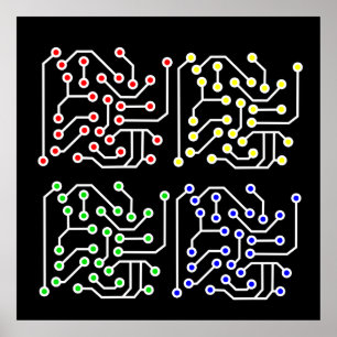 Pôster Conselho do circuito impresso
