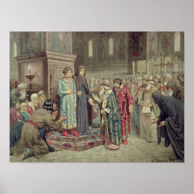 Pôster Conselho que chama Michael F. Romanov à (Frente)